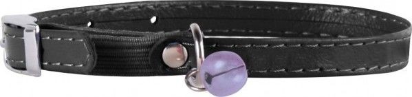 Ошейник "Collar Glamour" с резинкой для котят ( ш. 9 мм, дл. 17-20 см) черный  32751