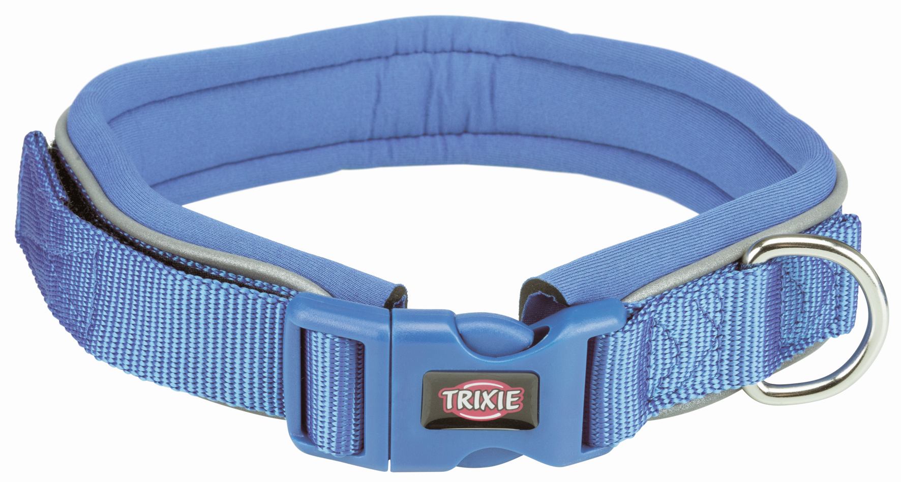 Ошейник Premium с неопреновой подкладкой  L 48-55 см/30 мм королевский синий 206902 Trixie