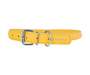 Ошейник "Collar Glamour" круглый для длинношерстных собак 13 мм*45-53 см желтый 35078