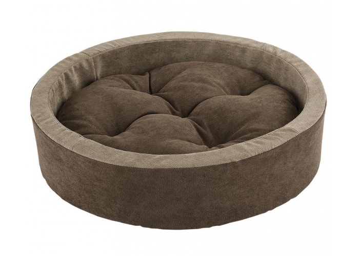 Лежанка круглая имитация замши 36*36*10 см Circle DS 1  10102001