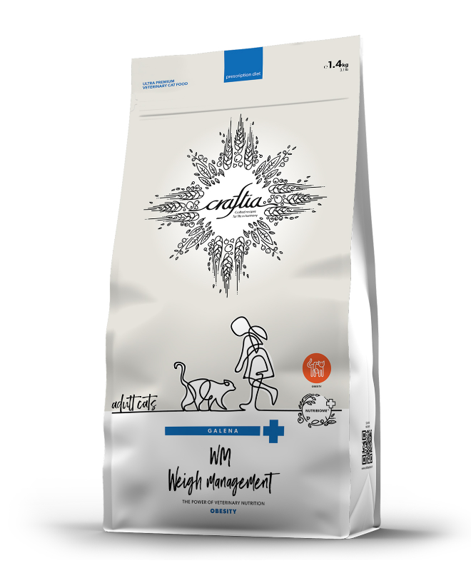 CRAFTIA (Крафтия) GALENA CAT WEIGHT MANAGEMENT (Obesity)Обесити для кошек при избыточном весе 1,4 кг