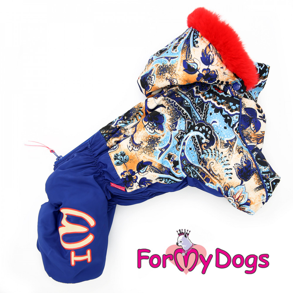 FOR MY DOG Комбинезон синий для lдевочек (12) FW674-2019 F