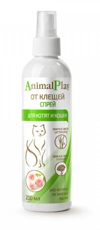 Animal Play (Анимал Плей) спрей репеллентный для котят и кошек 200 мл,  Неотерика