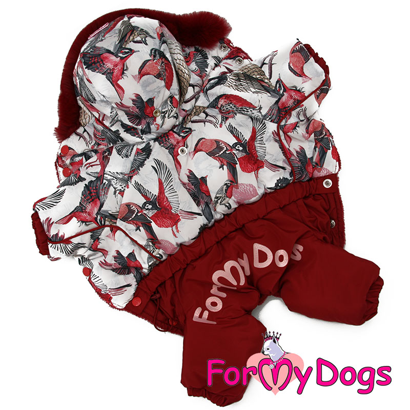 FOR MY DOG Комбинезон красный  д/девочек  (16) FW863-2020 F
