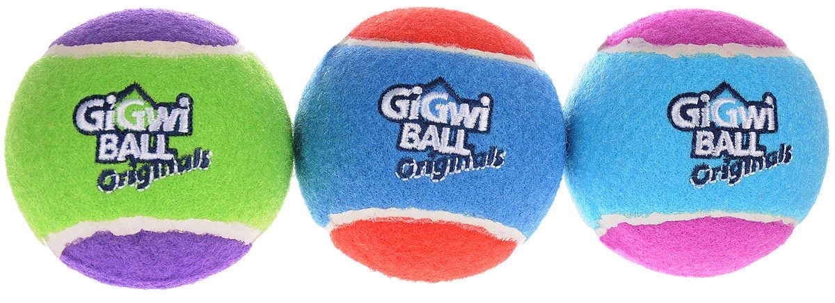 Игрушка "Три мяча" с пищалкой 4,8 см 75339 GiGwi