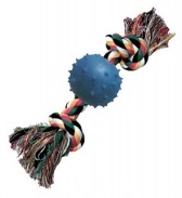 Игрушка веревочная "Апорт с теннисным мячом" 28 см Buddy