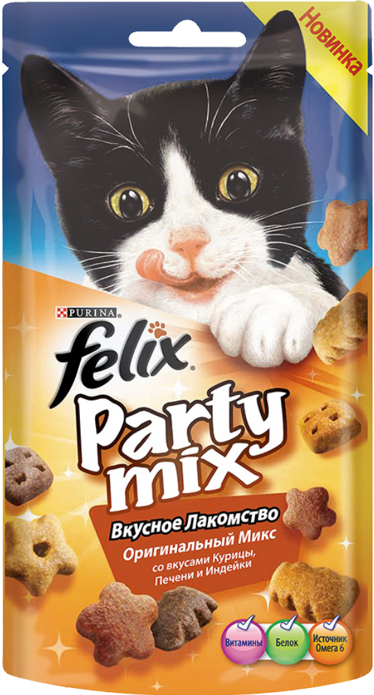 Лакомство Party Mix оригинальный микс 20 г Purina 24140/12237745