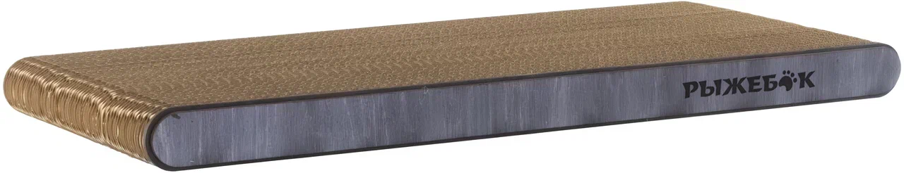 Когтеточка из картона и дерева для кошек 25см Капелла "Рыжебок"