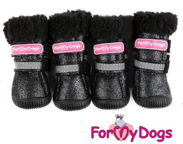 FOR MY DOGS Сапоги зимние РП черные р-р 5 TDSH0034 BL