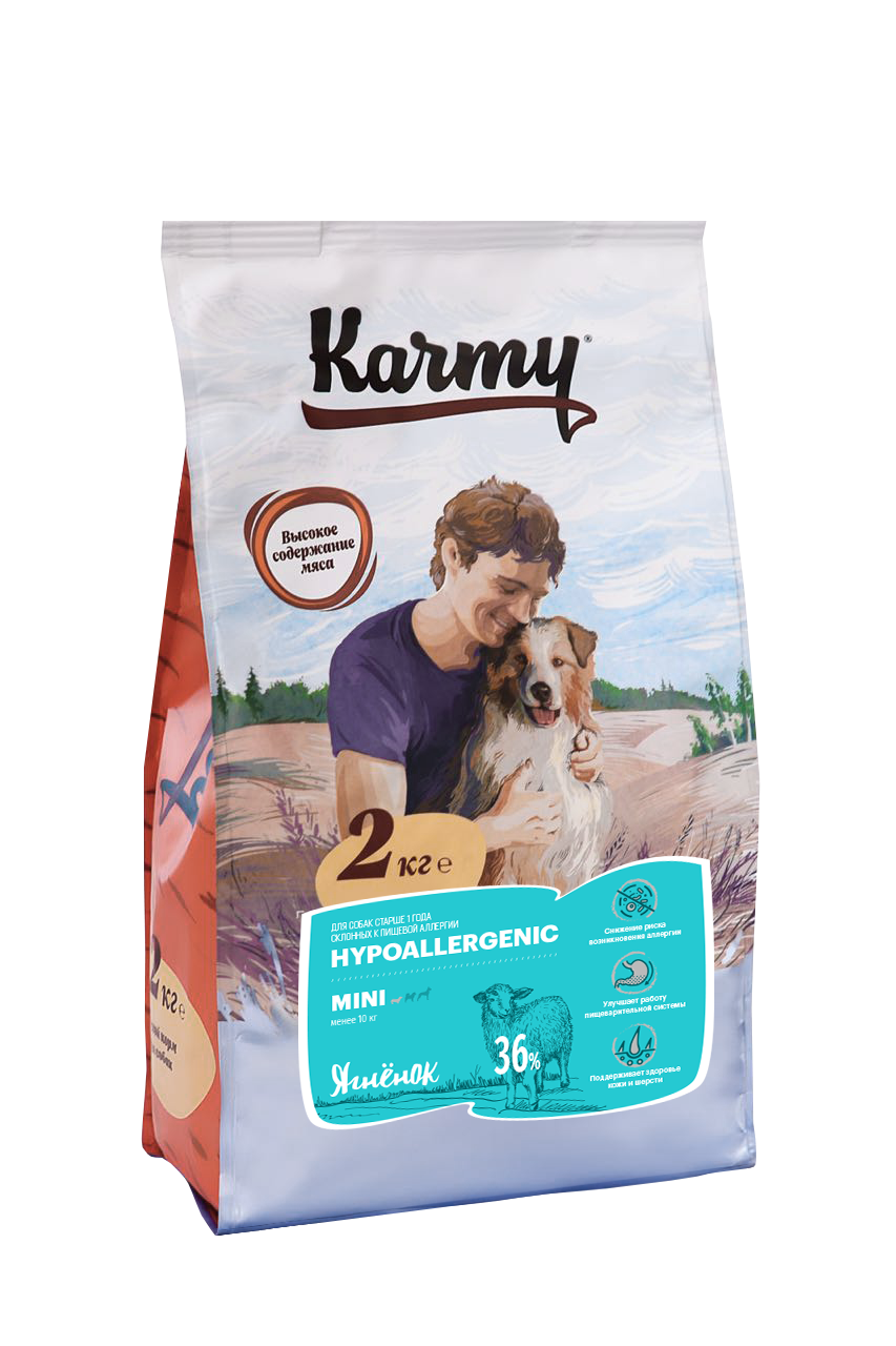 KARMY Гипоаллерген. Мини ягненок для собак мелких пород 2 кг 7034