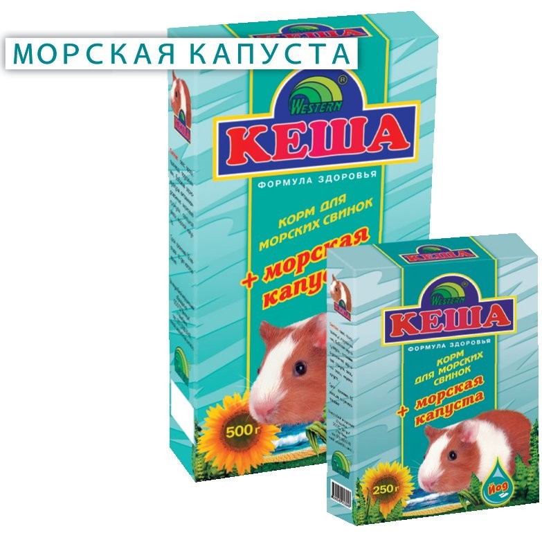 Кеша корм для морских свинок + морская капуста 500 г(170022)