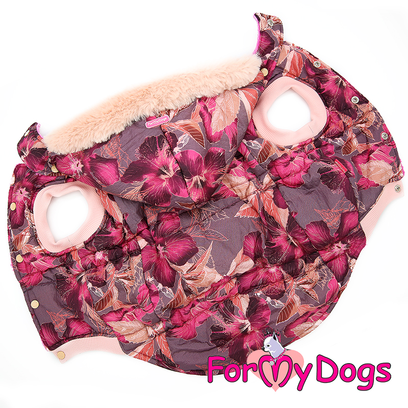 FOR MY DOG Куртка бордо (А1) FW609/2-2018