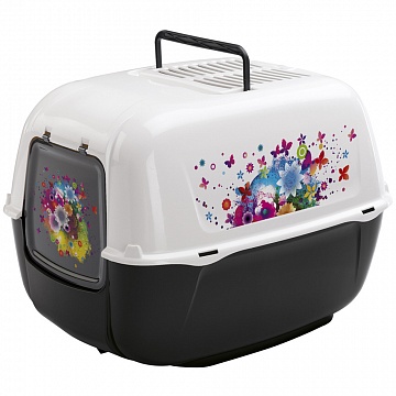 Туалет закрытый PRIMA DECOR угольный 72053769 Ferplast