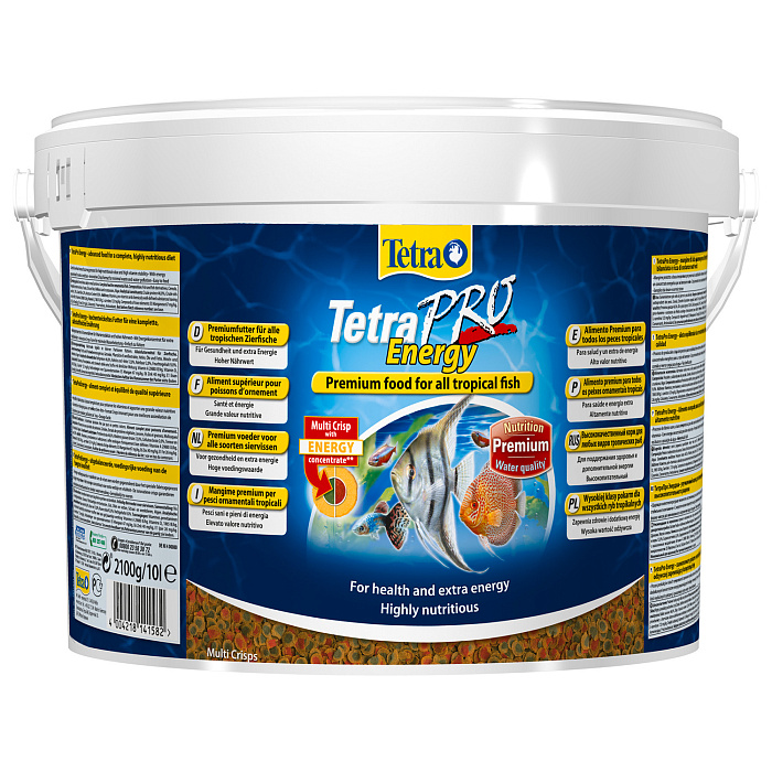 Тетра TetraMin PRO Energy (корм-чипсы) для всех видов рыб для доп-ной энергии (разв.)  141582