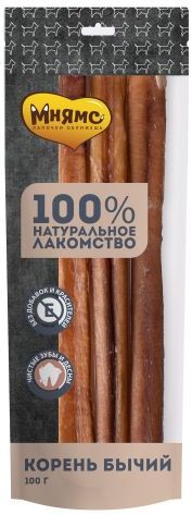 Мнямс лакомство для собак Корень бычий 100 г 705861