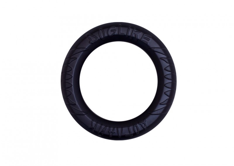 Игрушка для крупных пород Снаряд большой усиленный для профессиональной дрессировки черный, Доглайк