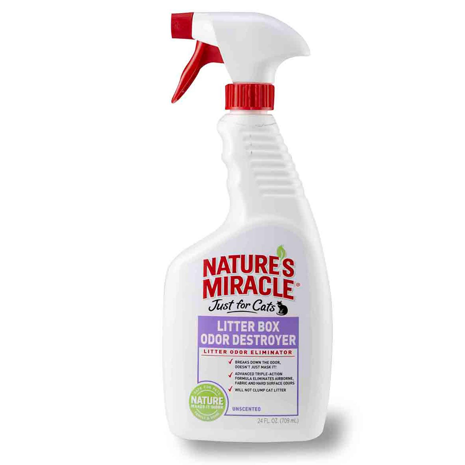 8in1 Nature's Miracle Средство для устранения запаха в кошачьем туалете 710 мл 5055521