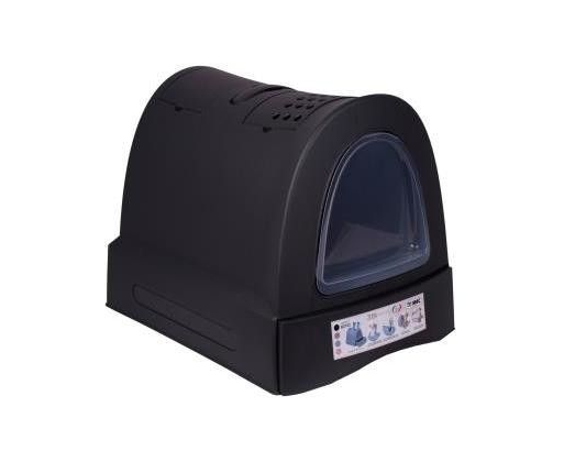 IMAC био-туалет для кошек ZUMA  40х56х42,5h см, антрацит 83491