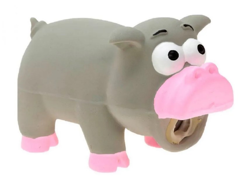 Игрушка для собак, со звуком, "Поросенок" 14,5см, Чистый котик LT17019-L