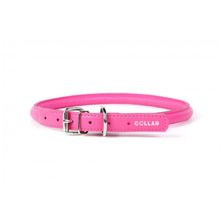 Ошейник "Collar Glamour" для длинношерстных собак (ширина 6 мм, длина 17-20 см) розовый 22267