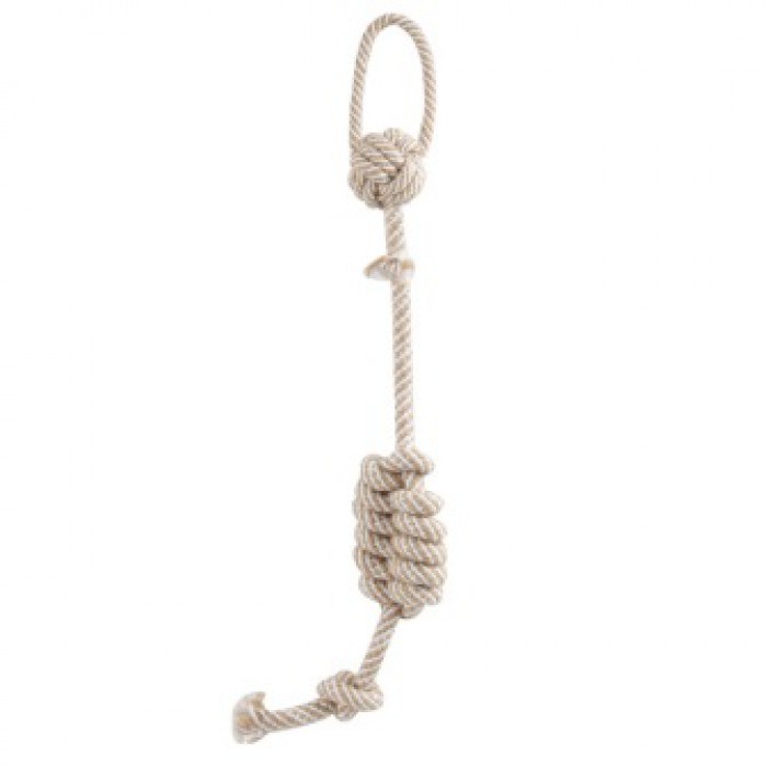 Игрушка для собак "Веревка-плетеные узелки" светится в темноте 460 мм арт.GJ03 Triol