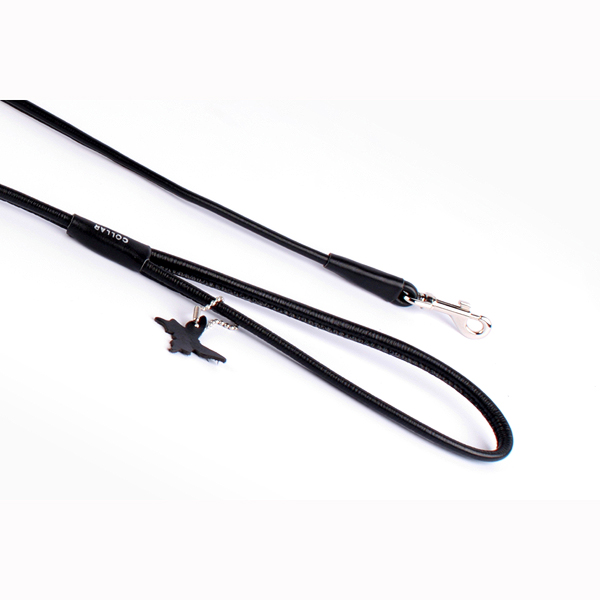 Поводок Collar Glamour круглый 4 мм*183 см черный 34371