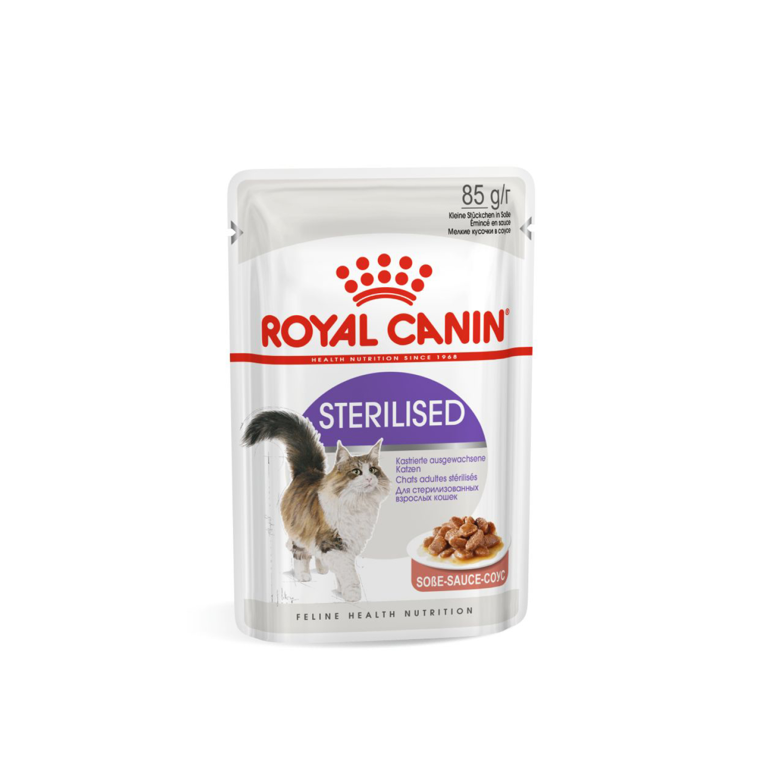 Royal Canin (Роял Канин ) Sterilised корм влажный для стерилизованных кошек соус 85 г