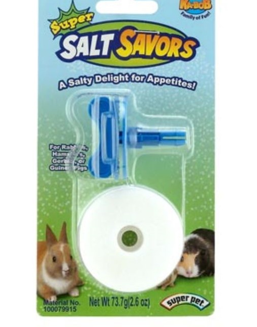 Соль Super Pet для грызунов натуральный, d 3,8*1,9 см с держателем 2008541 Sima