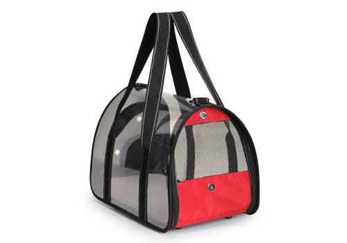 Сумка-переноска прозрачная, 48x29x29 см, красная Camon 13147