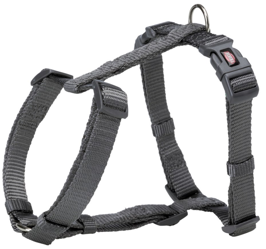 Шлейка Premium H-Harness s-м 42-60 см/15 мм, графитовый 203316 Trixie