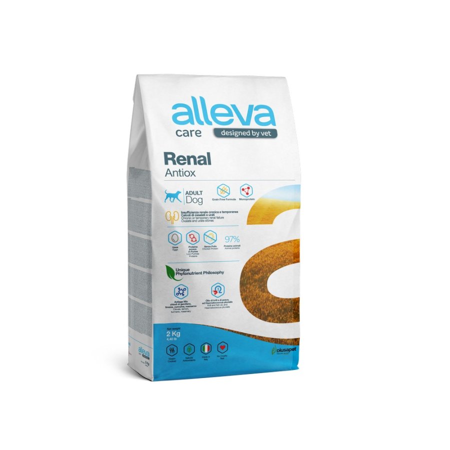 Alleva (Аллева) Care Renal Antiox сухой корм для взрослых собак для поддержки функции почек 2 кг