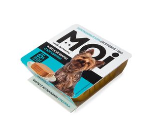 MOI (МОЙ) влажный корм для собак мясной фарш с кроликом 100 г