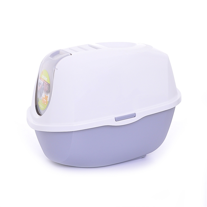 Туалет закрытый Smart Cat светло-серый. 54*40*41 см 14С370330 Moderna