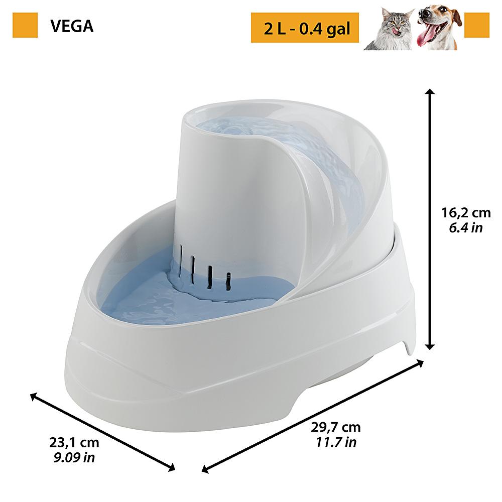 Поилка-фонтан VEGA SANITIZED для кошек и мелких собак Ferplast