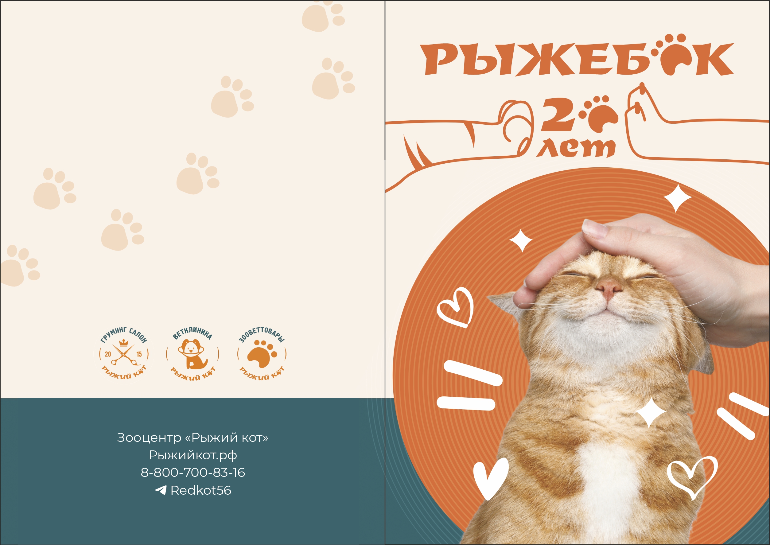 Ветпаспорт фирменный Рыжебок (в ассортименте)