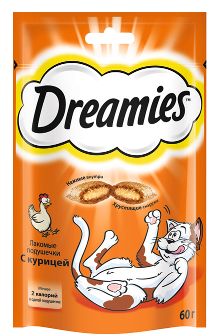 Dreamies с курицей 60 г 10140150