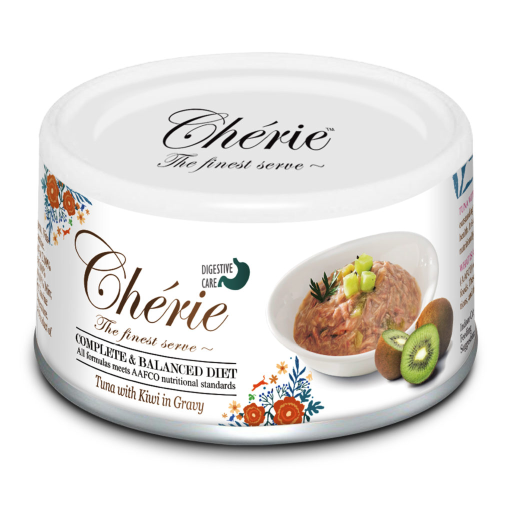 PETTRIC Cat Comlete&Balanced Diet консервы для взрослых кошек Тунец с киви в подливе 80 г