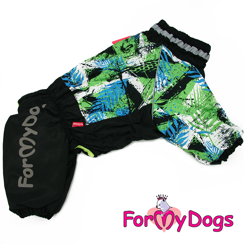 FOR MY DOG Комбинезон  черно/зеленый  для мальчиков  (В2) FW938/3-2020 М