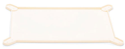 Силиконовый коврик д/собачьих пеленок бежевый средний 480*360*7 мм 9343 