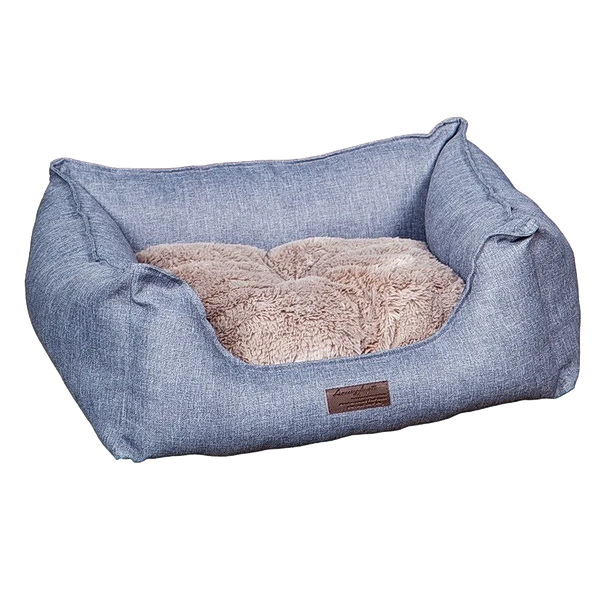 Лежанка для мелких собак "Дрим" серый Размер 57х46х17см Lion