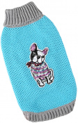 FOR MY DOG Свитер "Мой друг" бирюза (18-20) FW662-2018 Trg