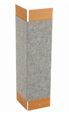 Когтеточка угловая ковролиновая 50*24 см с люверсом СФ813212