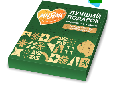 Мнямс лакомства для кошек "Адвент-календарь" 100г