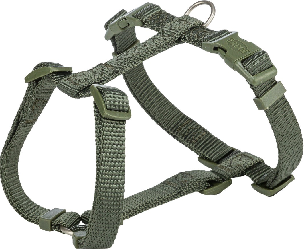 Шлейка  Premium H-Harness хs-s 30-44 см/10 мм, оливково-зеленый 203233 Trixie