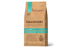 Grandorf (Грандорф) корм для взрослых собак всех пород 4 вида мяса с пробиотиками 10 кг