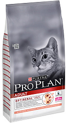 PROPLAN Cat Adult сухой корм для взрослых кошек, лосось/рис, 1,5 кг 