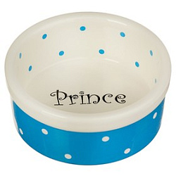 Миска керамическая "Prince" малая голубая арт.2324191 Sima