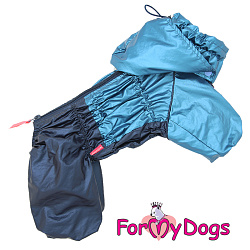 FOR MY DOG Дождевик синий металлик для мал (12) 430SS-2020