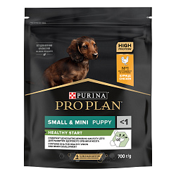 PRO PLAN (Про План) HEALTHY START сухой корм для щенков мелких и карликовых пород с курицей, 700 г