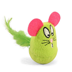 Игрушка для кошек "Мышка-неваляшка" 70 мм 22141021 Triol